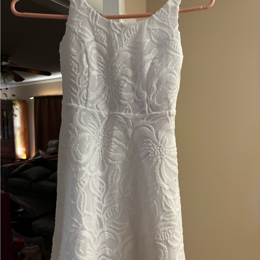 Lilly Pulitzer white Floral Kids Dress